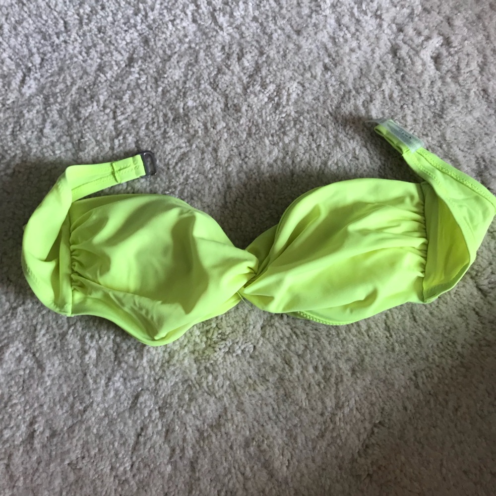 Victoria’s Secret swimsuit top lime green